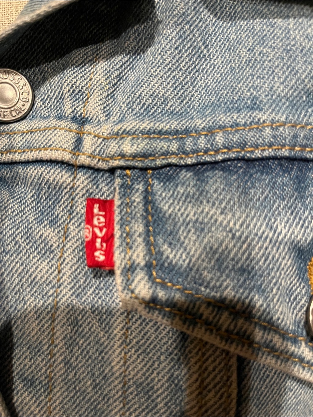 Levi's Light Blue Denim Jacket - Women's Button-Front Trucker - Picture 2 of 5